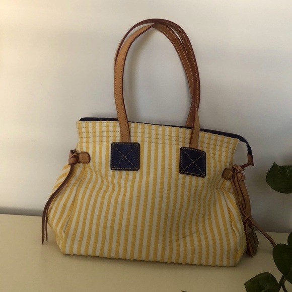 Dooney & Bourke Searsucker Striped Handbag - Picture 3 of 6